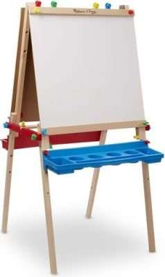 Melissa & Doug Deluxe Wooden Standing Art Easel