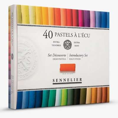 Sennelier Set of Soft Pastels - 1/2 Stick (40 Assorted)