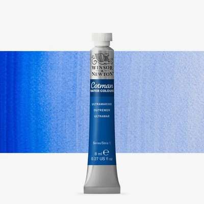 Winsor And Newton Cotman Watercolour Tube - Ultramarine (8ml)