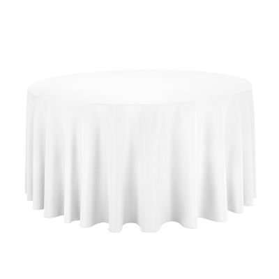 DSA 100% Cotton Tablecloth (White | Round | 150cm)