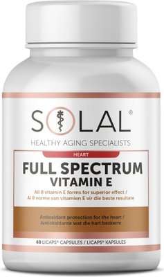 Solal Full Spectrum Vitamin E for Heart Health (30 Capsules)