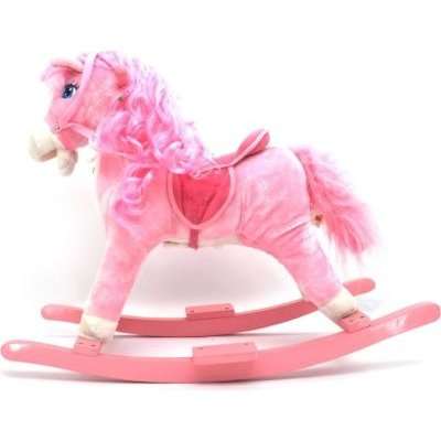 Pink Rocking Horse with Sound And Wagging Tail
