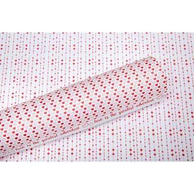 Lady Pattern Paper Basic Essentials Collection Double Sided Paper Happy Hearts (Red Pop Design)(10 S