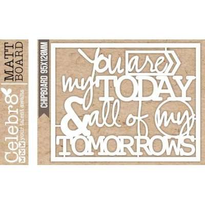 Die Cut Matt Board Midi All of My Tomorrows