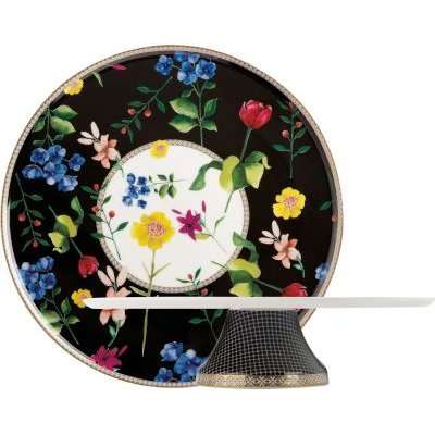 Maxwell and Williams Tea's and C's - Contessa Footed Cake Stand (Black)(30cm)