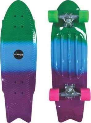 Surge Manic Fishtail Skateboard (Purple)