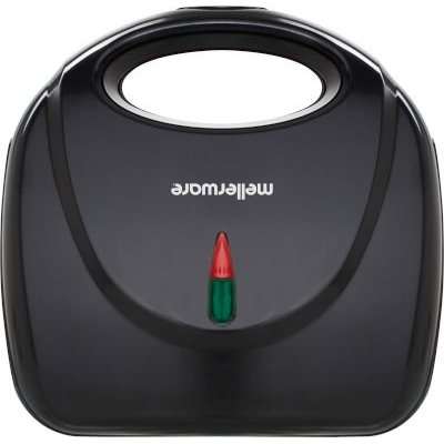 Mellerware Mercury 750W 2 Slice Sandwich Maker with Black Plates