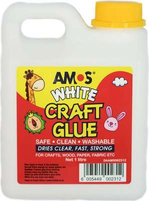 Amos White Craft Glue (1L)