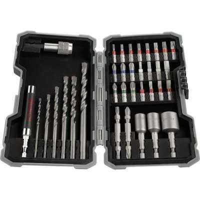 Bosch Concrete Drill & Screwdriver Bit Set (35 Piece)
