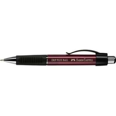 Faber-Castell Grip Plus Ball Pen (Metallic Red)