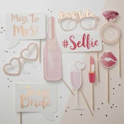 Team Bride - Photo Booth Props
