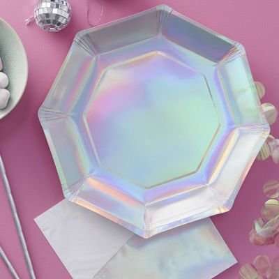 Iridescent Party - Foiled Plate