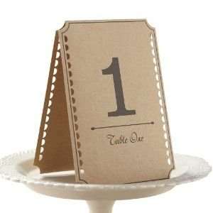 Vintage Affair - Table Numbers (Pack of 1-12)