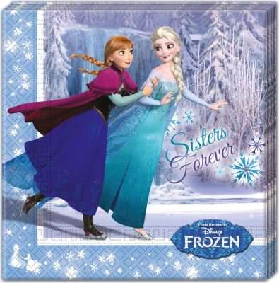 Disney Frozen Ice Skating 2-Ply Paper Napkins (20 Pack)