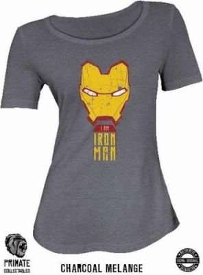 Marvel I Am Iron Man Ladies T-Shirt