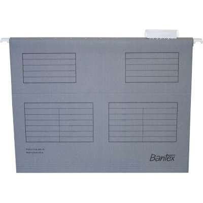 Bantex B3460 Suspension Files (A4)(Grey)(25 Pack)