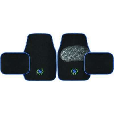 Stingray Signature Series Car Mat Set (4 Piece) (Blue/Black)