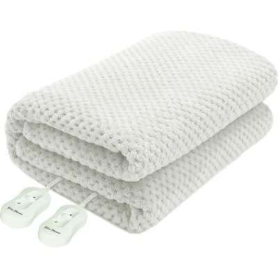 Pure Pleasure Full-Fit Coral Fleece Electric Blanket (Double)