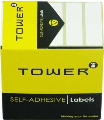 Tower White Roll Labels (25x38mm)