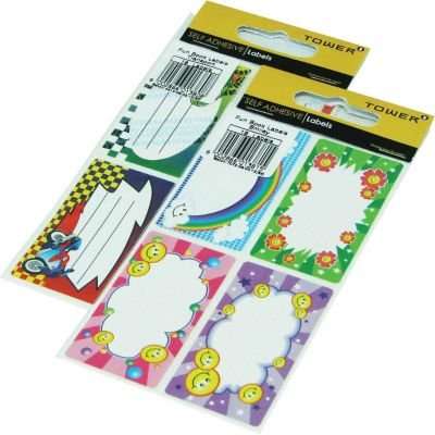 Tower Fun Book Labels - Transport (16 Pack)