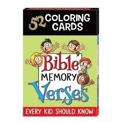 Bible Memory Verses (Coloring Boxed Cards) (Cards)