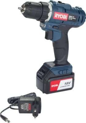 Ryobi Li-Ion Cordless Driver Drill (18V) (Battery Included)