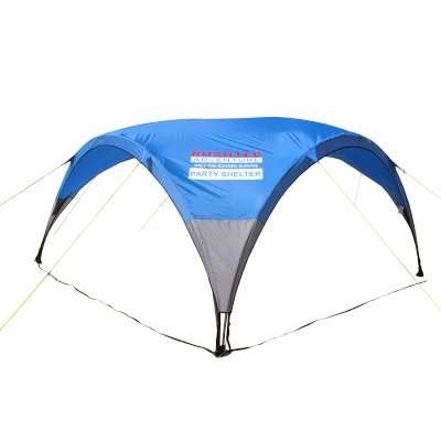 Bushtec Big Party Shelter (3.6 x 3.6m) (Blue)