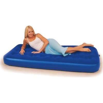 Bestway Flocked Air Bed (Single) (185 x 76 x 22cm)