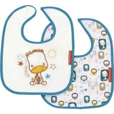Fisher Price Cotton Bibs (Set of 2)