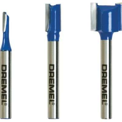 Dremel Trio Straight Router Bit Set