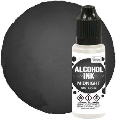 Couture Creations Alcohol Ink (12ml)(Pitch Black)