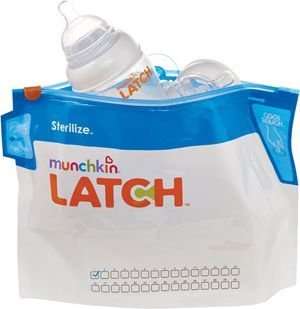 Munchkin Latch Microwave Sterilize Bags (6 Pack)
