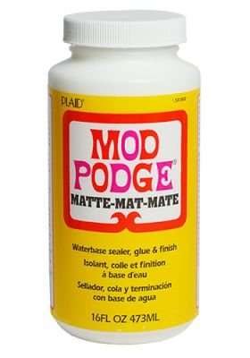 Mod Podge Decoupage Glue and Finish - Matte - 16oz - 473ml