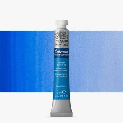 Winsor And Newton Cotman Watercolour Tube - Cobalt Blue Hue (8ml)