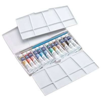 Winsor And Newton Cotman Painting Plus Artist Box Set (12 x 8ml Tub)