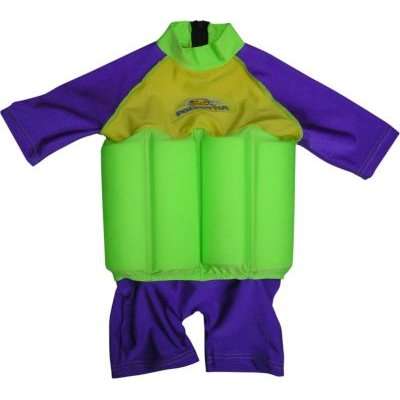 Polyotter Sun Protection Floatsuits (56 cm) (Green and Purple)