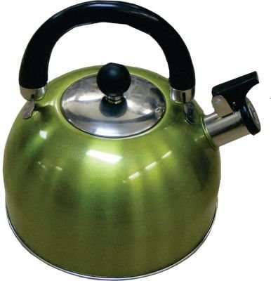 Leisure Quip Whistling Kettle with Foldable Handle (2.5L)(Silver)