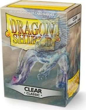 Dragon Shield Classic Standard Size Card Sleeves - Clear (Box of 100)