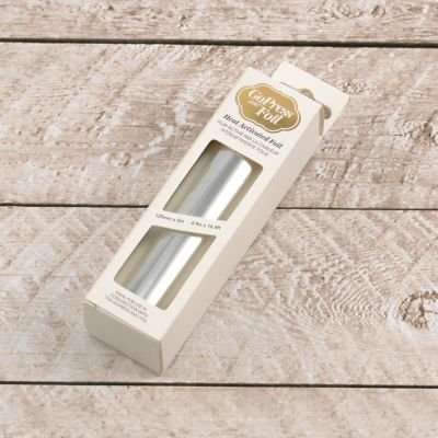 Couture Creations GoPress Heat Activate Foil (Silver with Matte Finish)(125mm x 5m)
