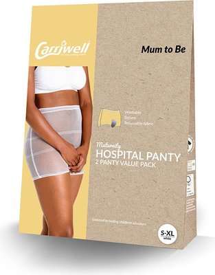 Carriwell Maternity/Hospital Panties (2 Pack)(White)