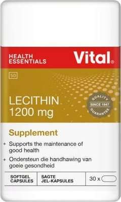 Vital Lecithin - 1200mg (30 Capsules)