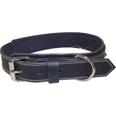 Huntlea Rhino Series - Heavy Duty Leather Collar (Navy)