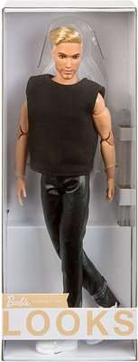 Barbie Signature Looks Poseable Ken Doll (Blonde)