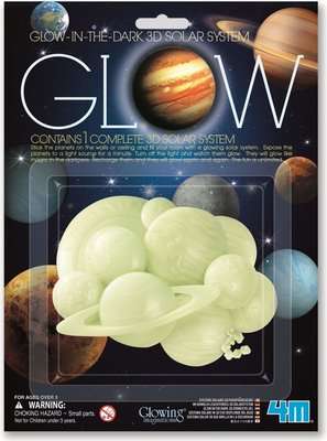 4M Glow-In-The-Dark 3D Solar System