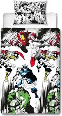 Marvel Comics Crop Reversible Duvet Cover (Double)