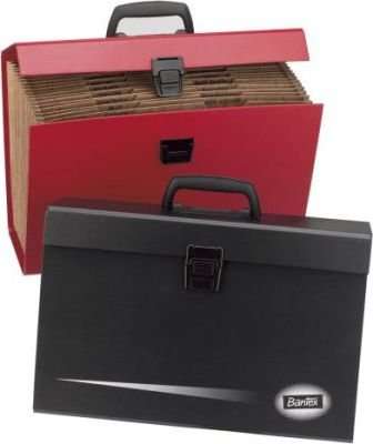 Bantex B5568 Portable Rigid Expanding File (19 Partitions)(Assorted Colours)
