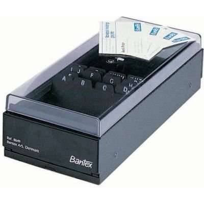 Bantex B8649 Business Card Filing Boxes (600 Cards)