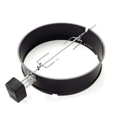 Weber Battery Operated Rotisserie for 47cm Charcoal Grill (Black)