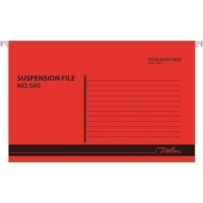 Treeline Foolscap Suspension File 505 (Box of 25)(Red)