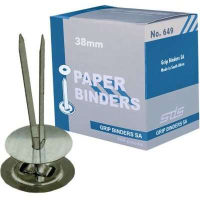SDS Paper Binder (38mm)(Box of 100)